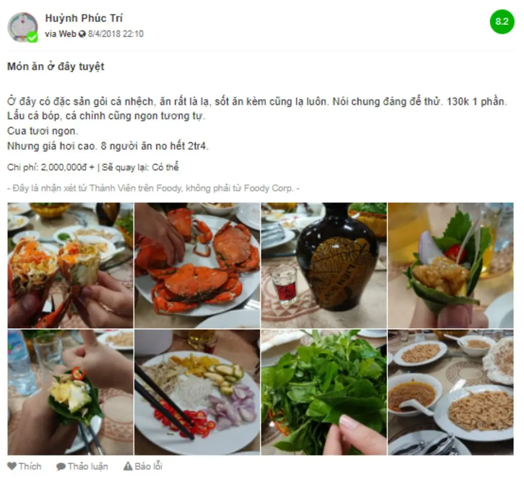 Gh&eacute; ngay nh&agrave; h&agrave;ng Vũ Bảo Ninh B&igrave;nh để thưởng thức đặc sản của cố đ&ocirc; 16