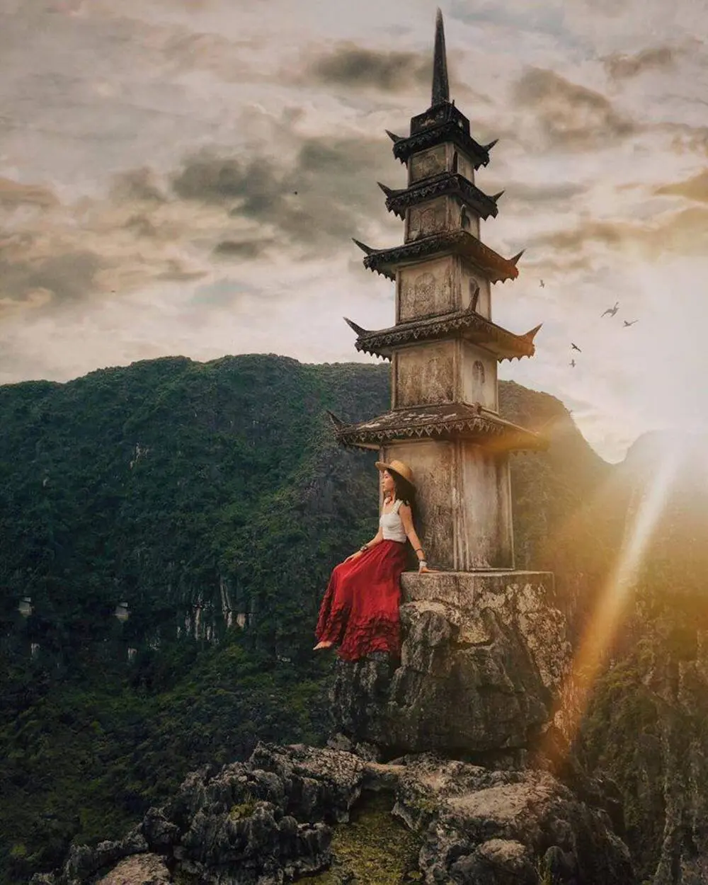 C&ugrave;ng n&agrave;ng thơ H&agrave; Tr&uacute;c review kinh nghiệm đi Ninh B&igrave;nh 2 ng&agrave;y cực chất 9