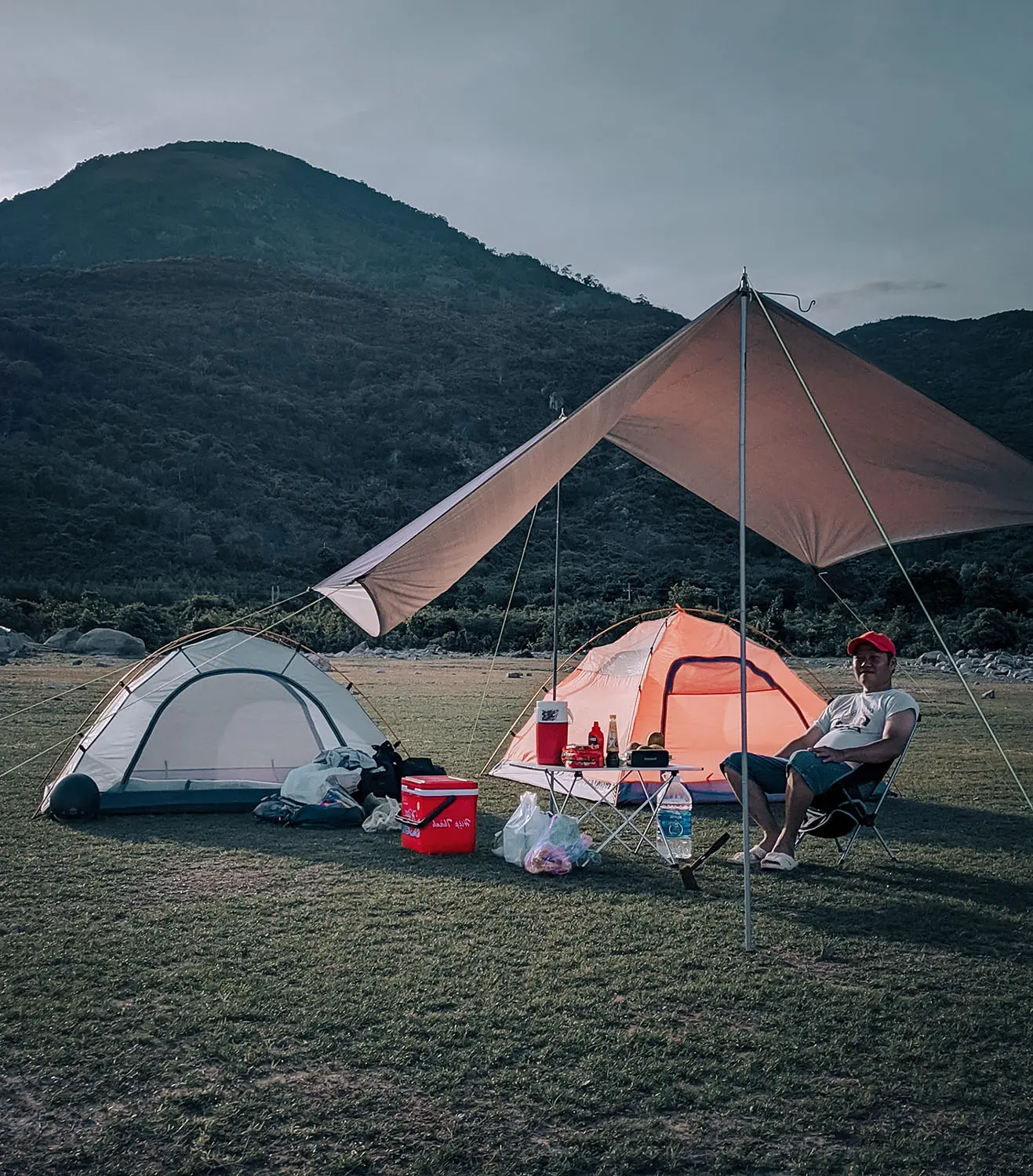 Review camping Ninh Thuận cực th&uacute; vị tại Hồ S&ocirc;ng Tr&acirc;u 3