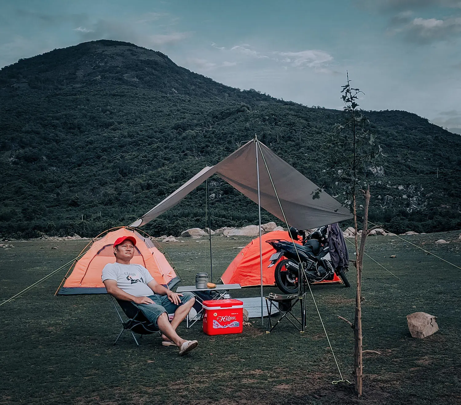 Review camping Ninh Thuận cực th&uacute; vị tại Hồ S&ocirc;ng Tr&acirc;u 6