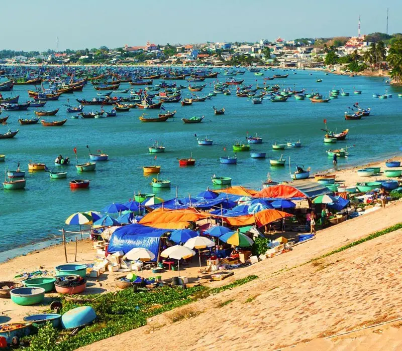 Chợ làng chài Mũi Né, trải nghiệm văn hóa địa phương hấp dẫn