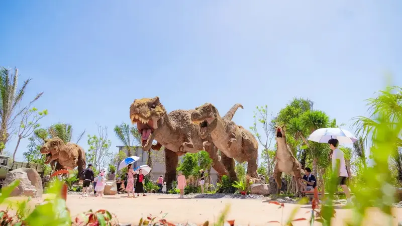 Kh&aacute;m ph&aacute; Dino Park, c&ocirc;ng vi&ecirc;n khủng long lớn nhất Việt Nam 3