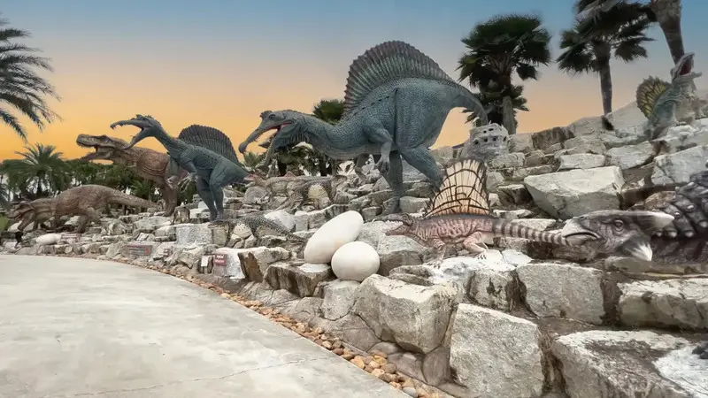 Kh&aacute;m ph&aacute; Dino Park, c&ocirc;ng vi&ecirc;n khủng long lớn nhất Việt Nam 8