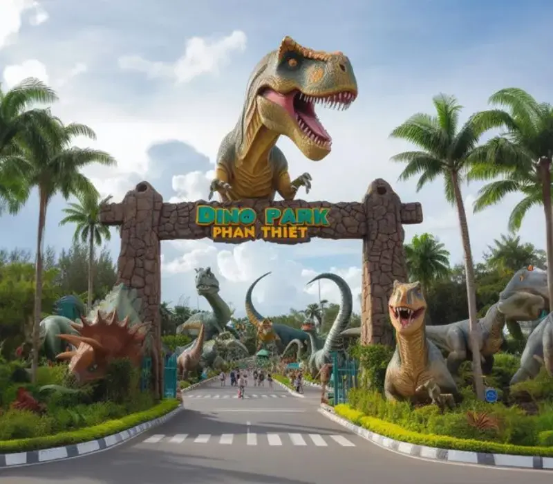 Khám phá Dino Park, công viên khủng long lớn nhất Việt Nam