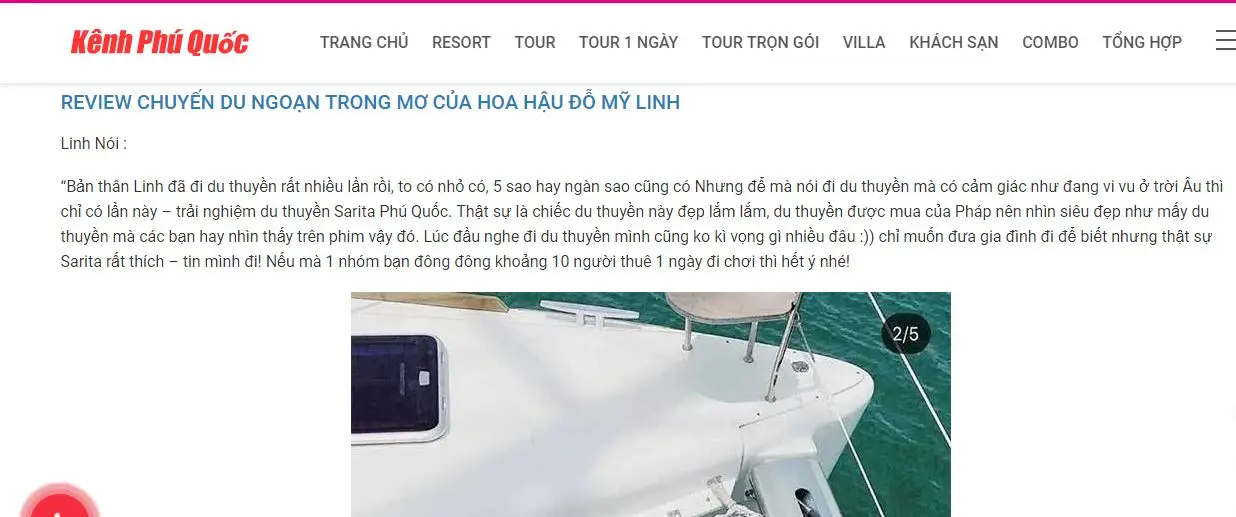 Catamaran Sarita - Đẳng cấp du thuyền 5 sao tr&ecirc;n đảo Ngọc 17