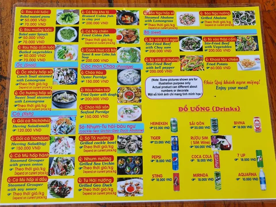Nh&agrave; b&egrave; hải sản B&eacute; Ghẹ - Nh&agrave; h&agrave;ng hải sản b&igrave;nh d&acirc;n ở l&agrave;ng ch&agrave;i H&agrave;m Ninh 7