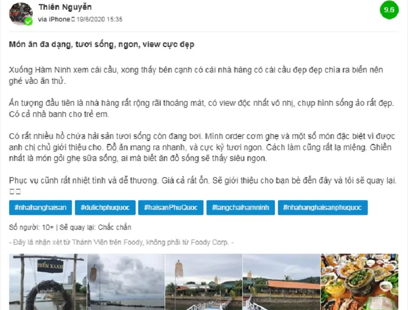 Nh&agrave; h&agrave;ng Biển Xanh Ph&uacute; Quốc - Nơi th&iacute;ch hợp để kết hợp ăn uống v&agrave; hẹn h&ograve; 23