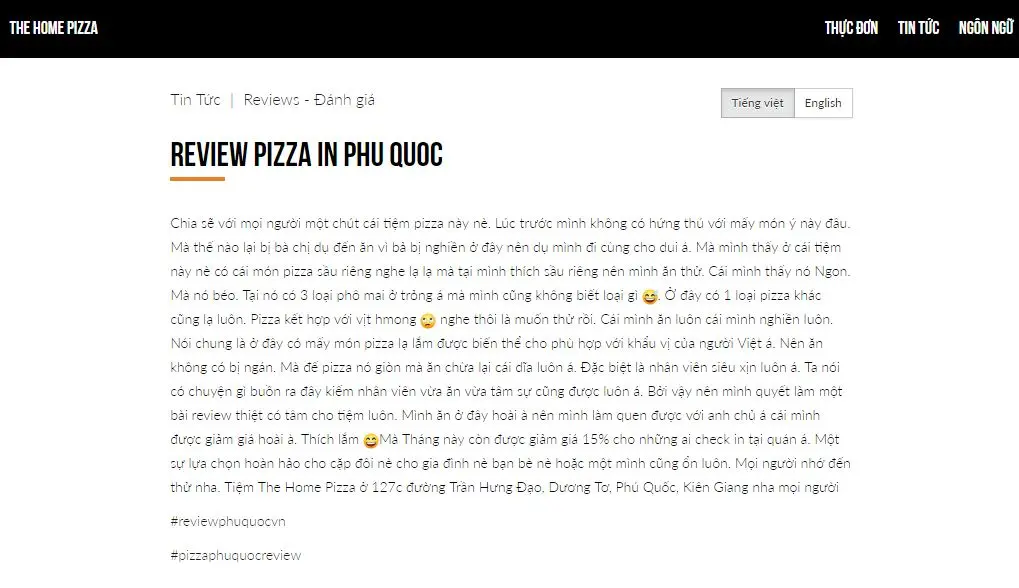 The Home Pizza - Pizza Ph&uacute; Quốc mang hương vị đỉnh cao 27