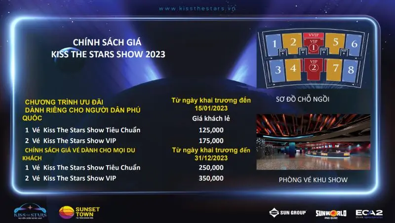 Kiss The Stars Show, si&ecirc;u phẩm tr&igrave;nh diễn tại đảo ngọc 8