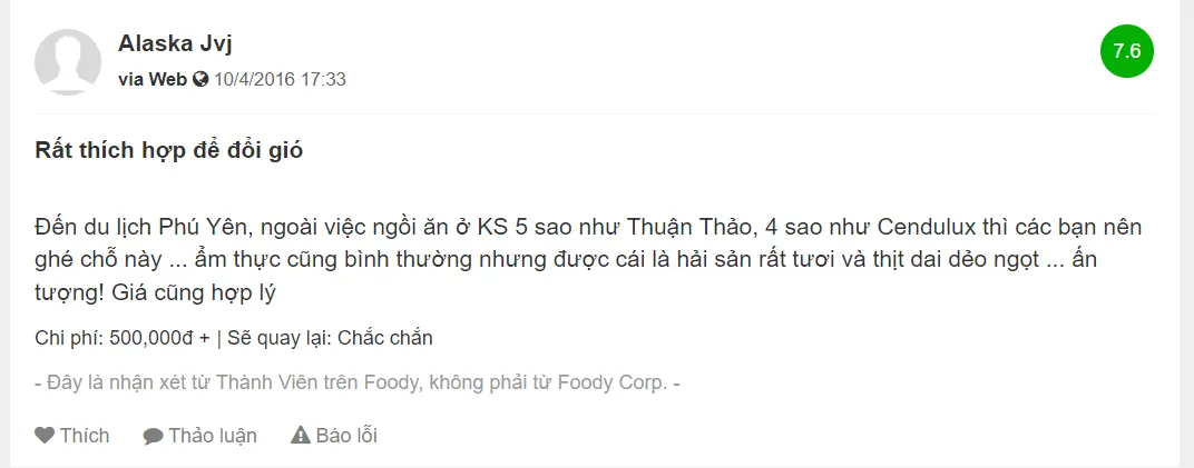 Nh&agrave; h&agrave;ng Thi&ecirc;n Trường Ph&uacute; Y&ecirc;n - Thi&ecirc;n đường hải sản gi&aacute; b&igrave;nh d&acirc;n 4