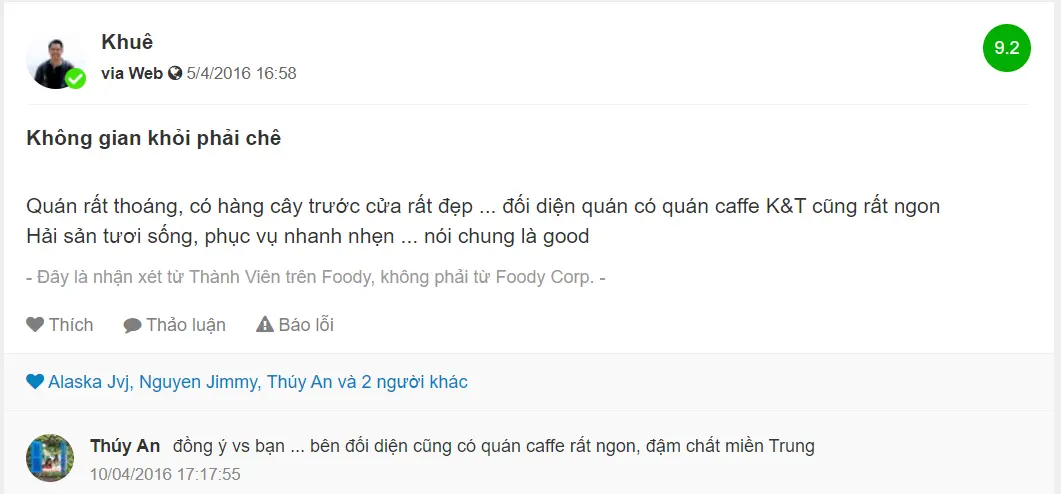 Nh&agrave; h&agrave;ng Thi&ecirc;n Trường Ph&uacute; Y&ecirc;n - Thi&ecirc;n đường hải sản gi&aacute; b&igrave;nh d&acirc;n 5