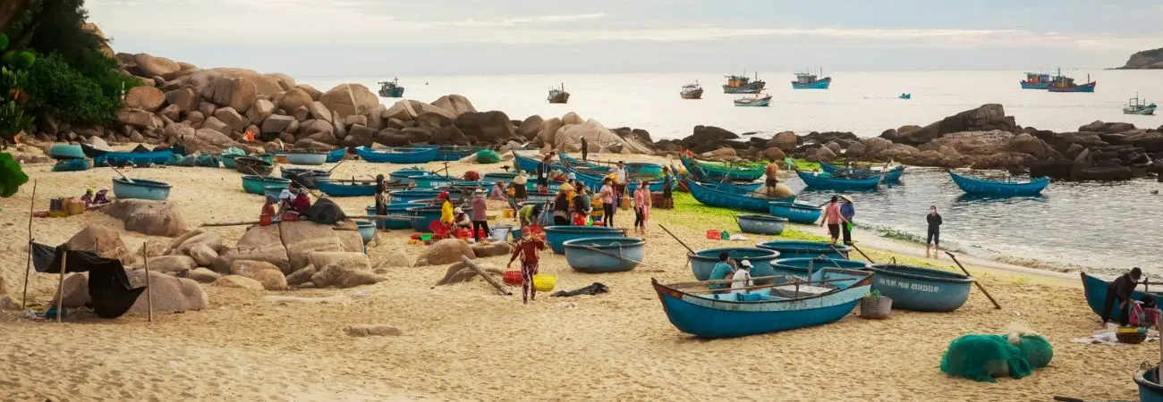 Bình minh trên Làng chài An Hải một ngày đầu thu