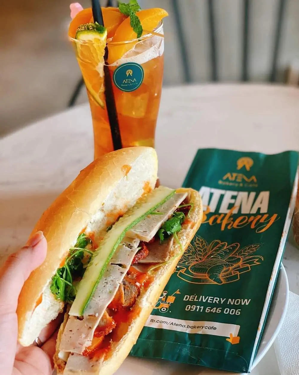 Atena Bakery Caf&eacute; Quảng B&igrave;nh v&agrave; hương vị b&aacute;nh &Acirc;u ngọt ng&agrave;o 8