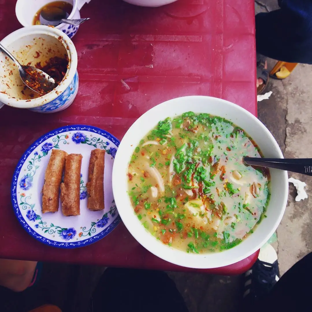 Độc đ&aacute;o m&oacute;n Ch&aacute;o s&aacute;t c&aacute; l&oacute;c đồng Quảng B&igrave;nh 5