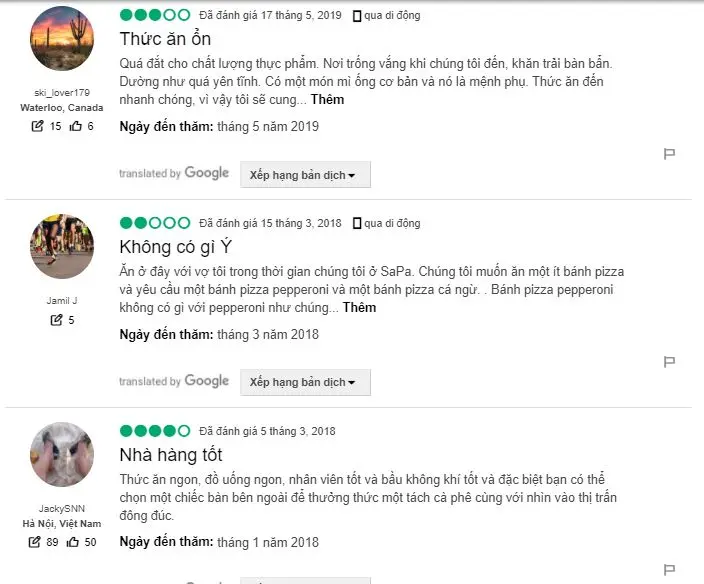 Delta Italian Restaurant Sapa - Thưởng thức món ăn kiểu Mỹ tại Sapa, Lào Cai 10