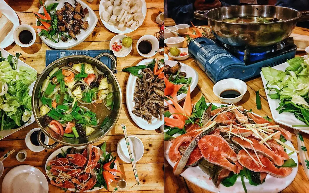 Nh&agrave; h&agrave;ng Hoa Đồng Tiền Sapa - Ng&acirc;y ngất với kh&ocirc;ng gian phố cổ giữa l&ograve;ng Sapa 6