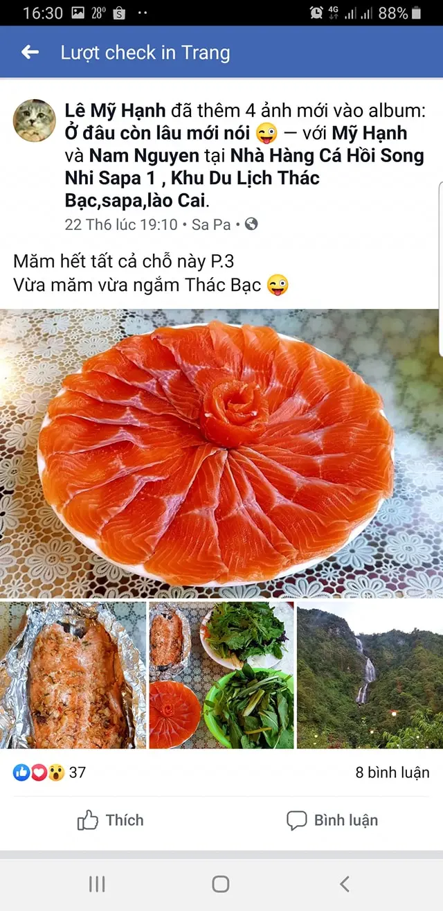 Nh&agrave; h&agrave;ng Song Nhi Sapa - Ng&acirc;y ngất với những m&oacute;n ăn từ c&aacute; hồi v&ocirc; c&ugrave;ng tươi ngon tại v&ugrave;ng T&acirc;y Bắc 19