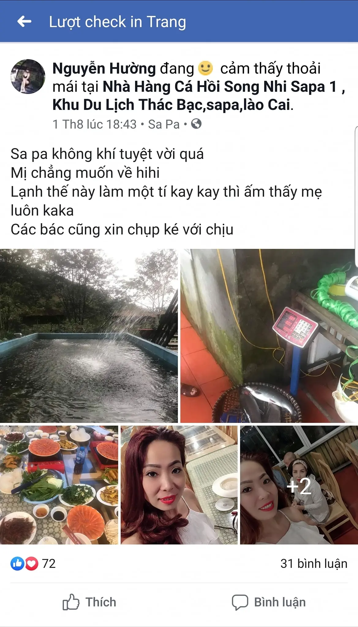 Nh&agrave; h&agrave;ng Song Nhi Sapa - Ng&acirc;y ngất với những m&oacute;n ăn từ c&aacute; hồi v&ocirc; c&ugrave;ng tươi ngon tại v&ugrave;ng T&acirc;y Bắc 20