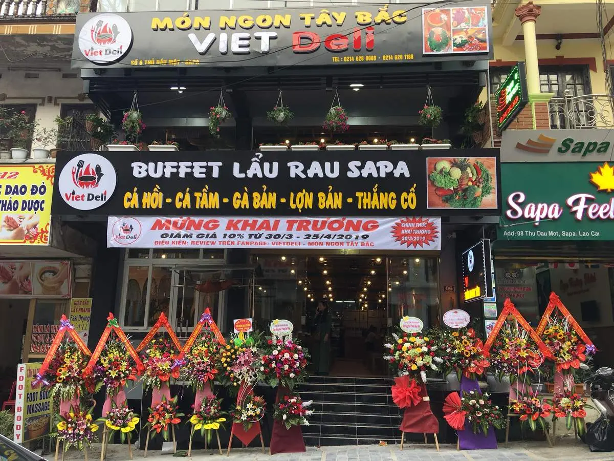 Viet Deli Sapa - Nhà hàng buffet lẩu rau và đặc sản núi rừng