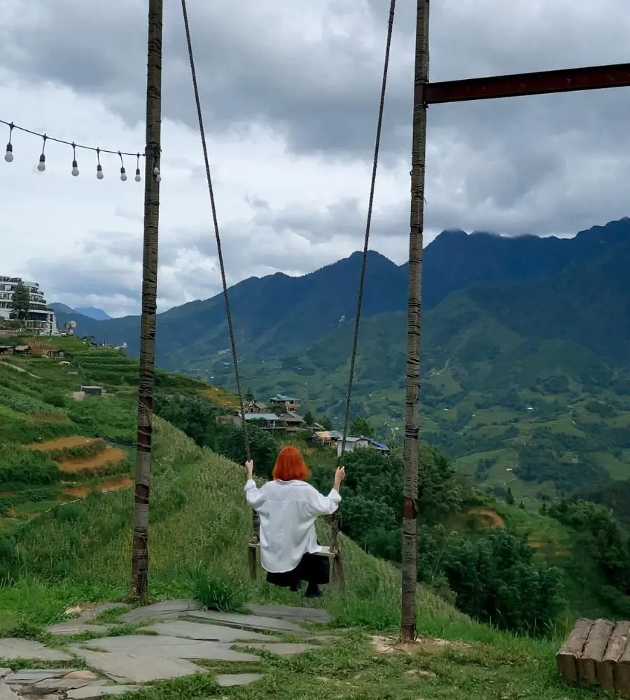 Sapa th&aacute;ng 7 đẹp ngẩn ngơ c&ugrave;ng m&ugrave;a l&uacute;a Nậm Cang bao quanh bản l&agrave;ng 9