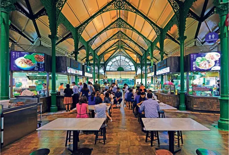 Lau Pa Sat: Cửa g&otilde; thi&ecirc;n đường ẩm thực tại trung t&acirc;m Singapore 2