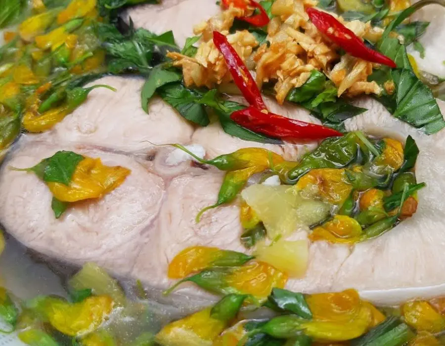 Canh chua c&aacute; b&ocirc;ng lau C&ugrave; Lao Dung, m&oacute;n ăn d&acirc;n d&atilde; miền s&ocirc;ng nước 5
