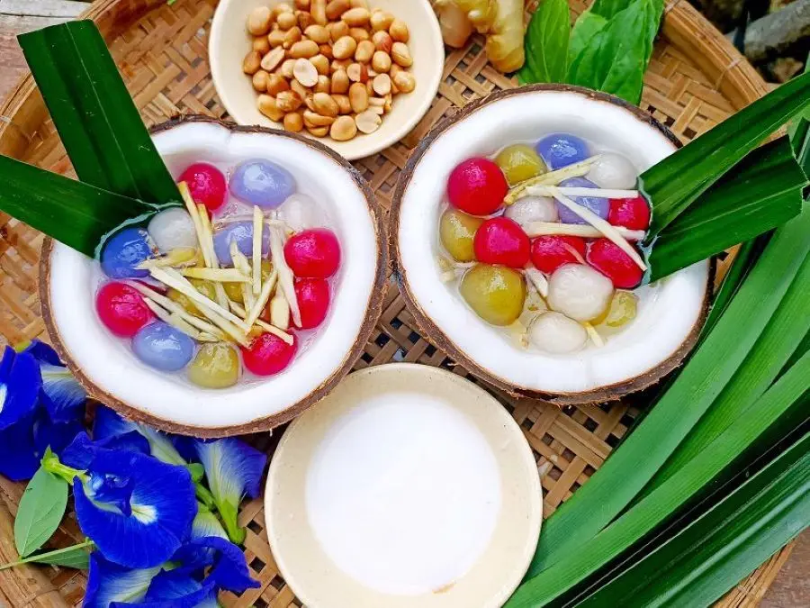 Ch&egrave; Ỷ S&oacute;c Trăng vị ngon hấp dẫn c&ugrave;ng với m&agrave;u sắc bắt mắt 2