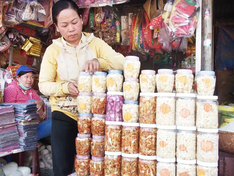 Dưa kiệu đường S&oacute;c Trăng, m&oacute;n ngon kh&ocirc;ng thể thiếu trong ng&agrave;y Tết 3