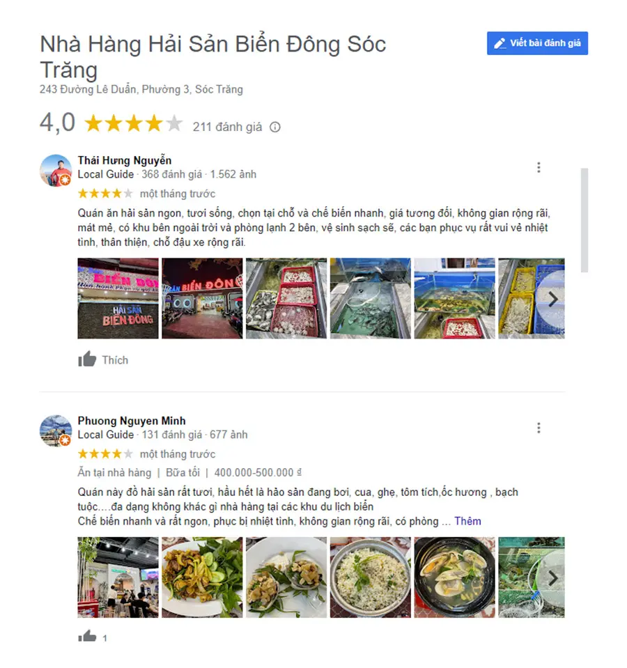 Nh&agrave; H&agrave;ng Hải Sản Biển Đ&ocirc;ng S&oacute;c Trăng v&agrave; hương vị nức l&ograve;ng thực kh&aacute;ch 11