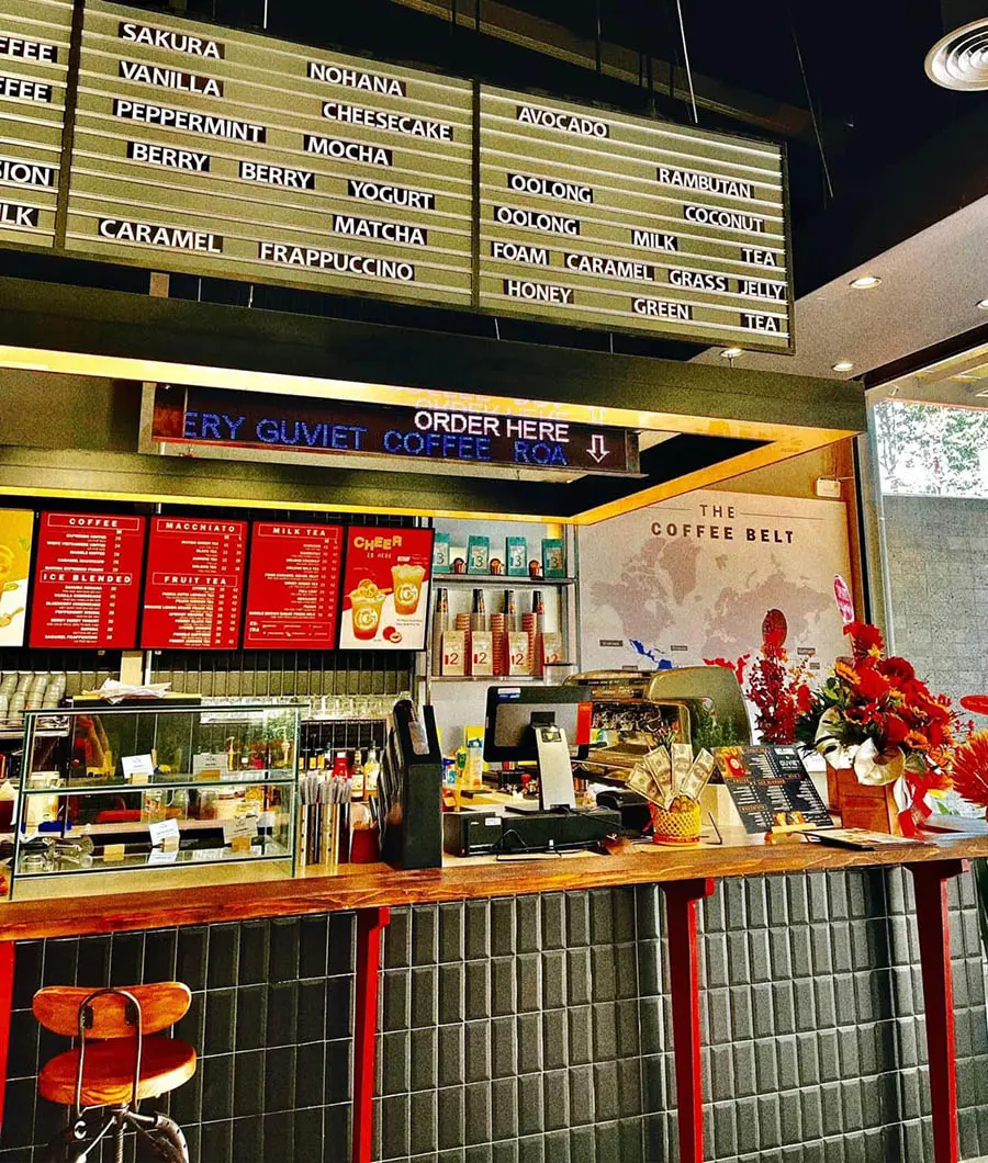 Gu Việt Roastery, trải nghiệm kh&ocirc;ng gian hiện đại đầy ph&aacute; c&aacute;ch 5
