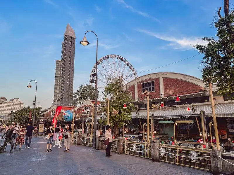 Asiatique The Riverfront khu phức hợp b&ecirc;n s&ocirc;ng Chao Phraya Th&aacute;i Lan 3