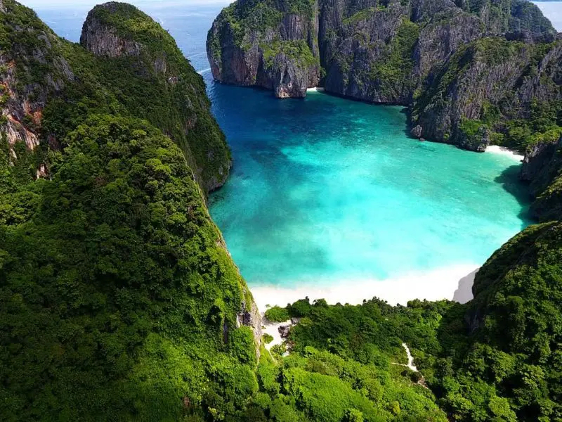 Vịnh Maya: Bãi biển đẹp mê hồn tại Thái Lan nổi tiếng trên thế giới 2