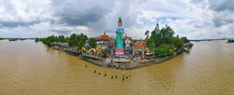Ch&ugrave;a Ch&acirc;u Đốc 3, chốn thiền tịnh ngự tr&ecirc;n C&ugrave; lao Ba Xang 5