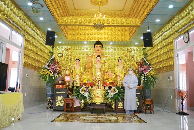 Ch&ugrave;a Li&ecirc;n Hoa, ng&ocirc;i ch&ugrave;a ph&aacute;i Bắc t&ocirc;ng 22 năm kh&ocirc;ng đốt v&agrave;ng m&atilde; 3