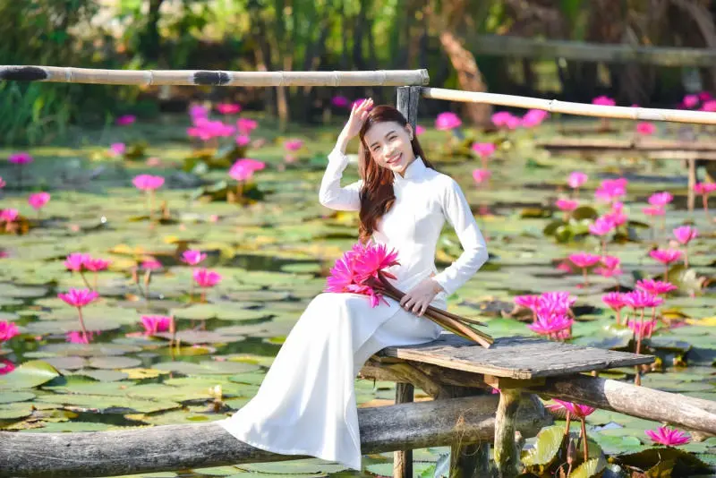 M&ecirc; mẩn trước Đầm sen Tam Đa đẹp ngỡ ng&agrave;ng như Đồng Th&aacute;p Mười 4