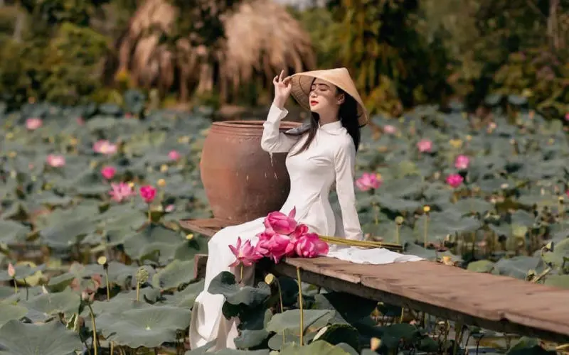 M&ecirc; mẩn trước Đầm sen Tam Đa đẹp ngỡ ng&agrave;ng như Đồng Th&aacute;p Mười 2