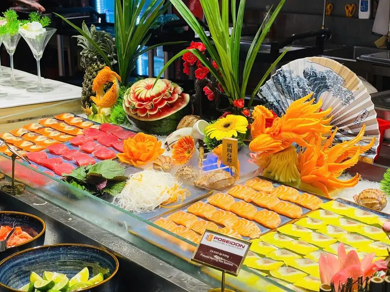 Buffet Poseidon, thi&ecirc;n đường d&agrave;nh cho t&iacute;n đồ m&ecirc; hải sản 7