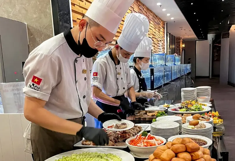 D'Maris Cộng H&ograve;a: Nh&agrave; h&agrave;ng buffet hải sản cao cấp, tươi ngon 8