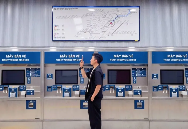 Loạt g&oacute;c check-in cực điện ảnh tại metro Bến Th&agrave;nh Suối Ti&ecirc;n 19