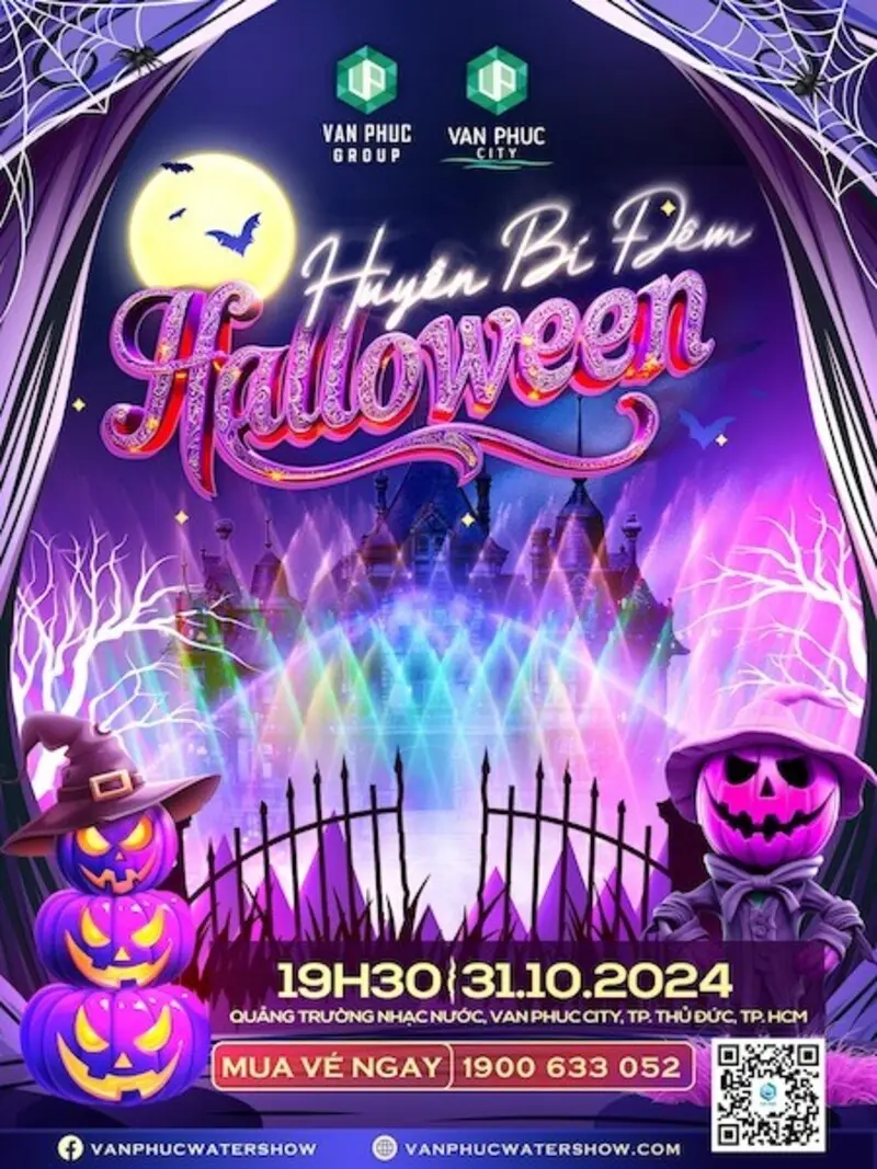 Lễ hội nhạc nước Halloween đầy ma mị tại Van Phuc City, TP Thủ Đức 3