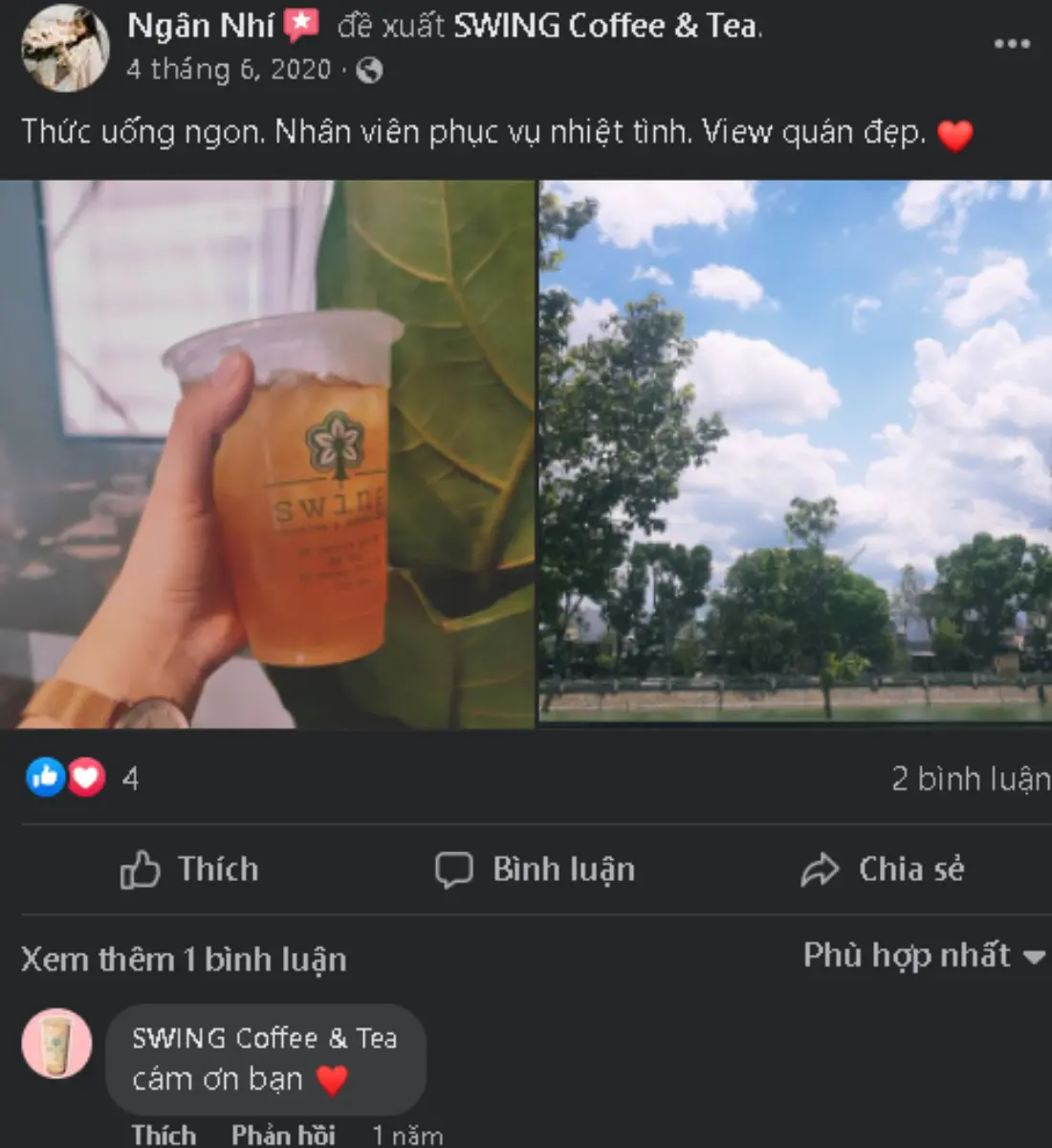 Thi&ecirc;n đường tr&agrave; sữa Swing coffee and Tea khiến giới trẻ m&ecirc; mẩn 7