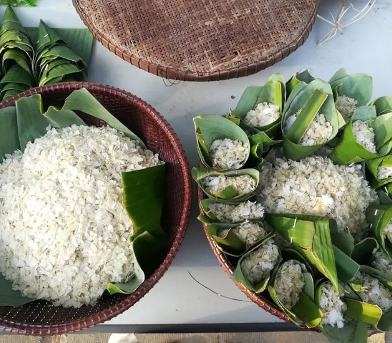 Cốm dẹp Trà Vinh: Đặc sản nổi tiếng bao đời của người Khmer