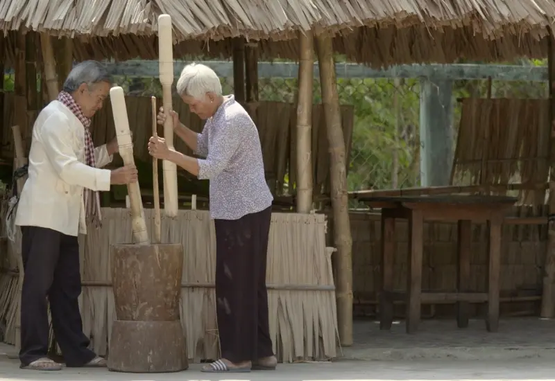 Cốm dẹp Trà Vinh: Đặc sản nổi tiếng bao đời của người Khmer 7