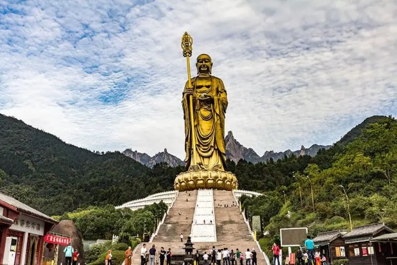 Cửu Hoa Sơn: Vẻ đẹp linh thi&ecirc;ng nơi Phật gi&aacute;o danh sơn Trung Hoa 4