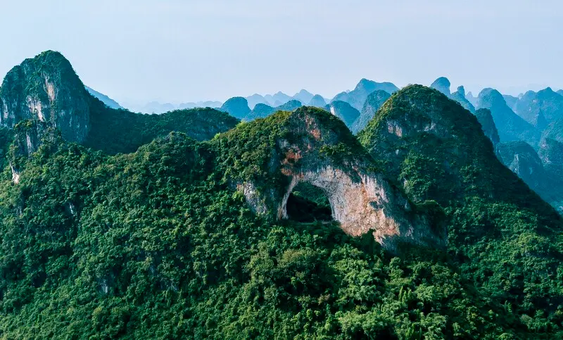 Dương S&oacute;c cổ trấn b&igrave;nh y&ecirc;n b&ecirc;n d&ograve;ng s&ocirc;ng Li Trung Quốc 7