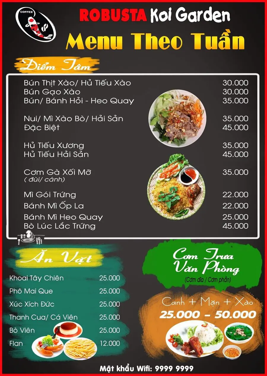 Check in Robusta Koi Garden, qu&aacute;n cafe c&oacute; hồ c&aacute; Koi đẹp m&ecirc; ly 4