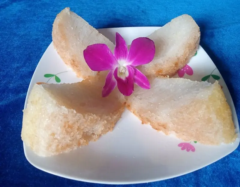 Hương vị bánh bò nướng Trà Ôn gắn kết với tuổi thơ bao thế hệ