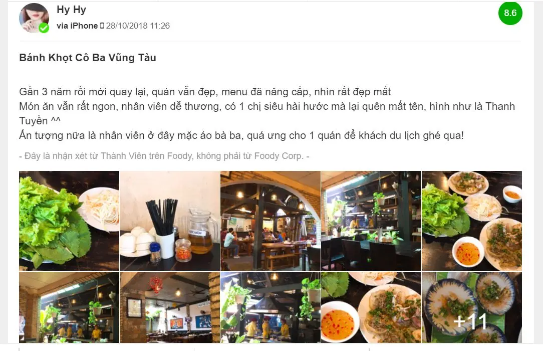 B&aacute;nh khọt C&ocirc; Ba Vũng T&agrave;u - M&oacute;n ăn d&acirc;n d&atilde; đậm đ&agrave; kh&oacute; cưỡng 6