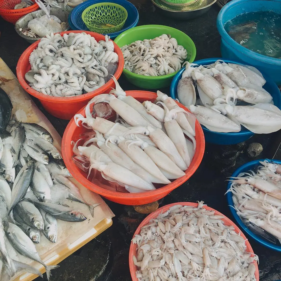 Gh&eacute; chợ X&oacute;m Lưới Vũng T&agrave;u rồi m&igrave;nh c&ugrave;ng rinh cả thế giới hải sản tươi ngon về nh&agrave; nh&eacute;! 4
