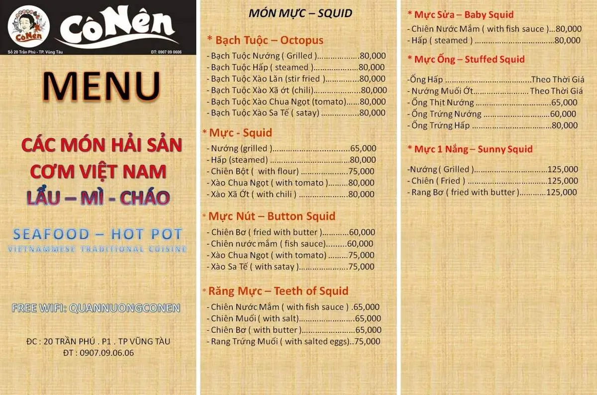 Qu&aacute;n nướng C&ocirc; N&ecirc;n Vũng T&agrave;u &ndash; Đ&aacute;nh ch&eacute;n hải sản no n&ecirc; với mức gi&aacute; b&igrave;nh ổn 4
